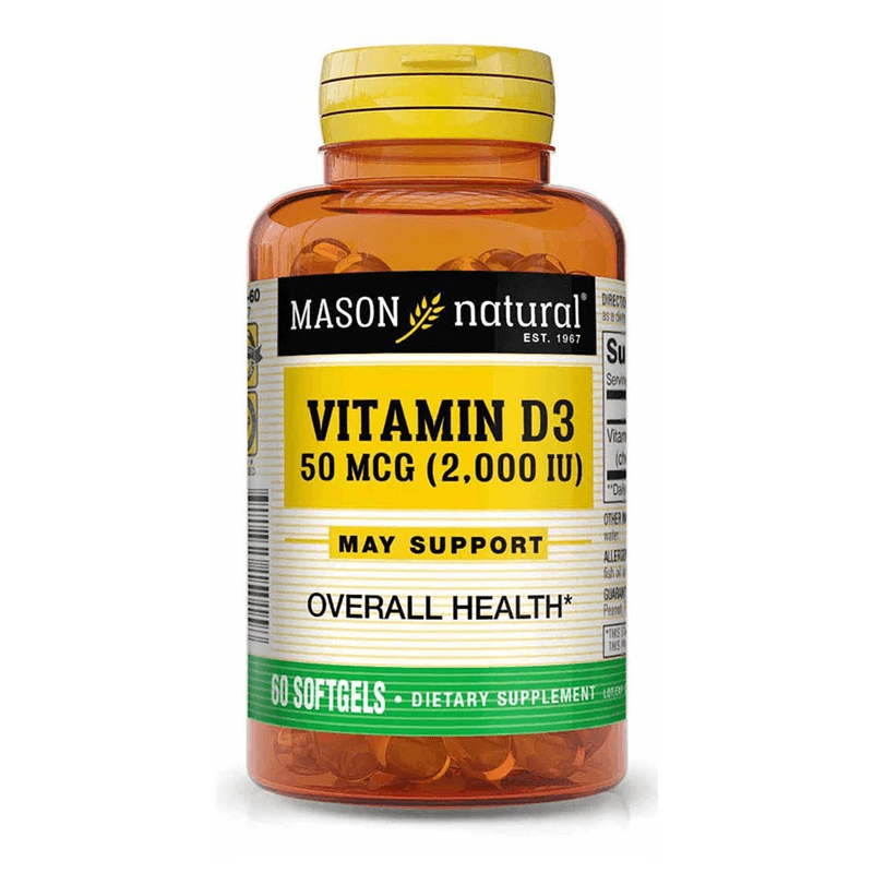 VITAMINA D3 CAPS-BLANDA 2000IUx50MCGx60