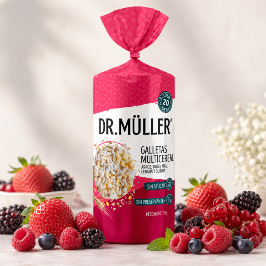 DR.MULLER GALLETAS MULTICEREAL FRUTOS ROJOS