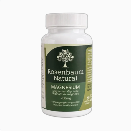 Magnesio bisglicinato y citrato Rosenbaum Natural 200 mg