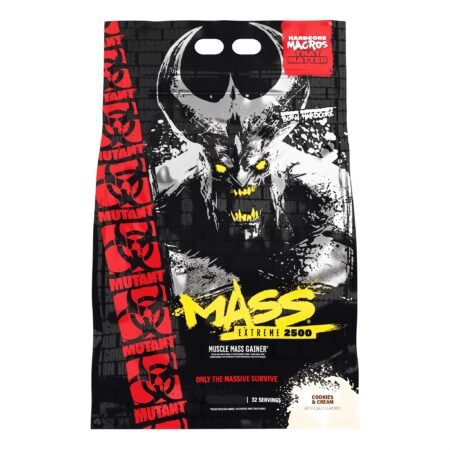 MUTANT MASS EXTREME 6 LB 10 SERV COOKIES AND CREAM